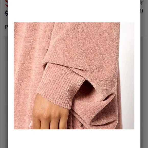 Barefoot Dreams CozyChic Ultra Lite Blanket Wrap 3x almond - Picture 3 of 6